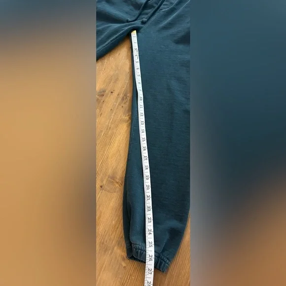American Eagle Outfitters Teal Joggers Size M Streetwear Athleisure Distressed - Picture 14 of 15